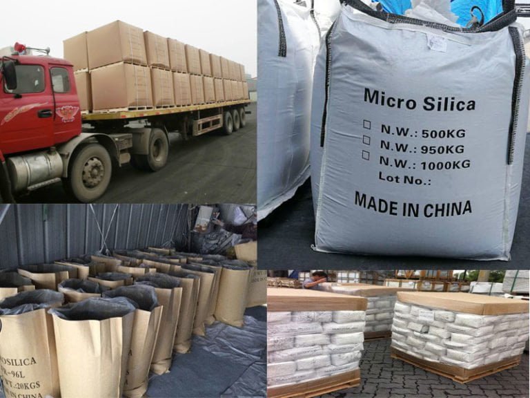 Condensed silica fume