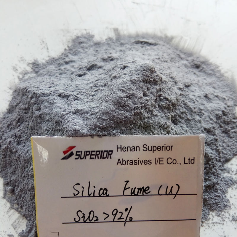 Concrete admixture condensed silica fume