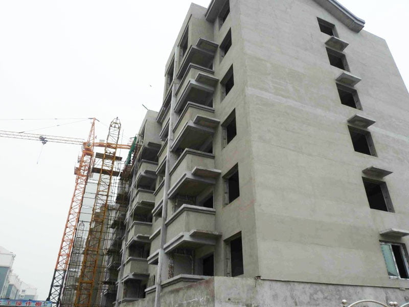 Microsilica in external wall insulation material