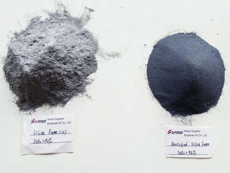 Microsilica fume powder