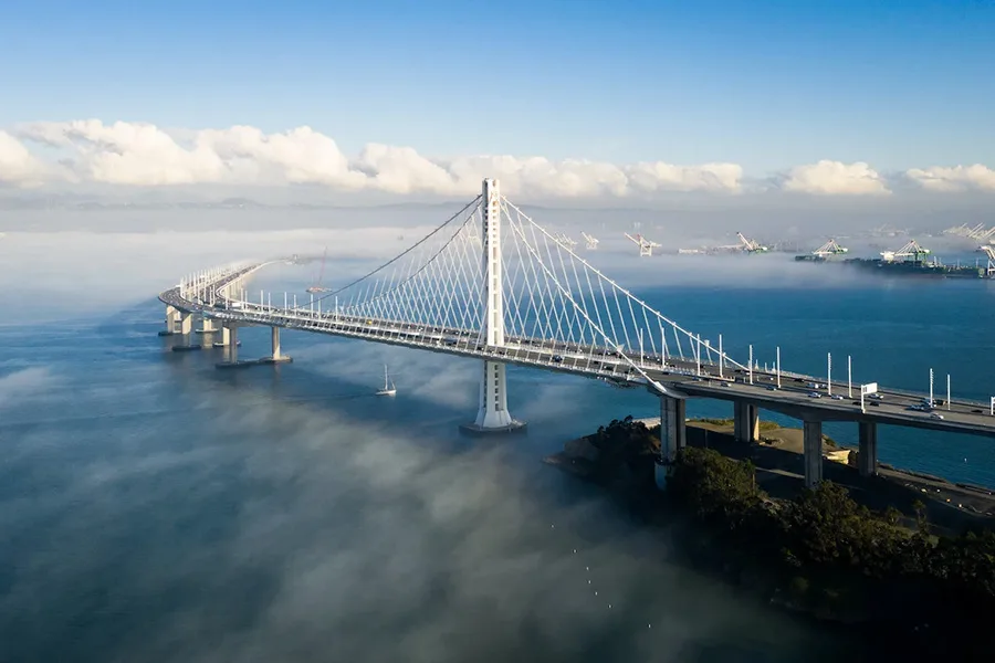 The San Francisco-Oakland Bay Bridge use 950DP Silica Fume