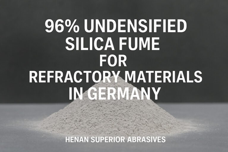 96% Undensified Silica Fume for Refractory Materials in Germany